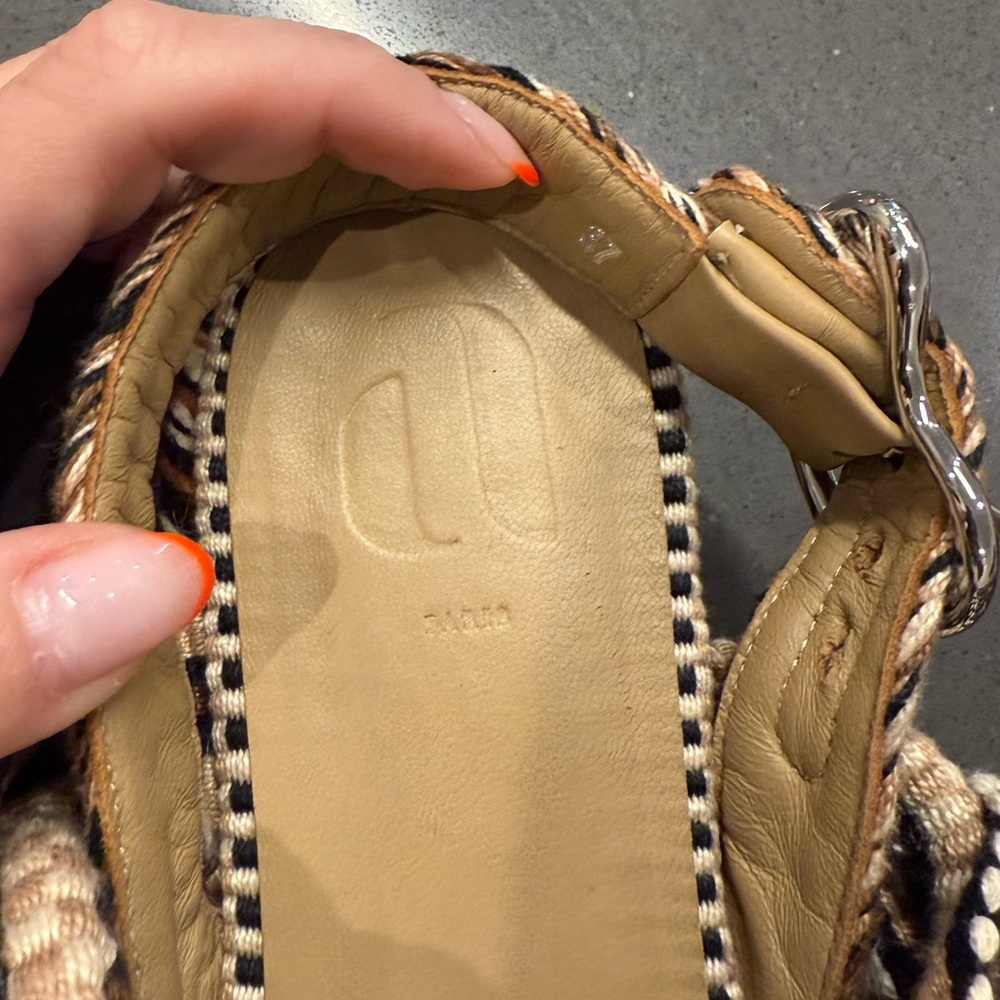 AMAMBAIH Maria Flatform Sandal in Sand Size 37 US 7 - Picture 7 of 15